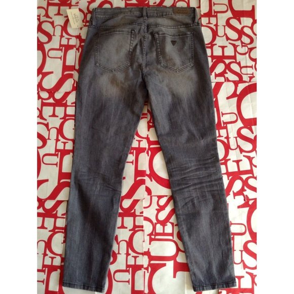Guess Power Curvy Skinny Mid Rise Jeans Whirlwind Wash Regular Inseam Size 24 - Picture 2 of 12